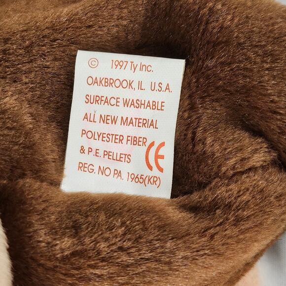 TY BEANIE BABY “STRETCH” THE OSTRICH – 1997 RETIRED PLUSH W/ TAG – PE PELLETS - Picture 7 of 10